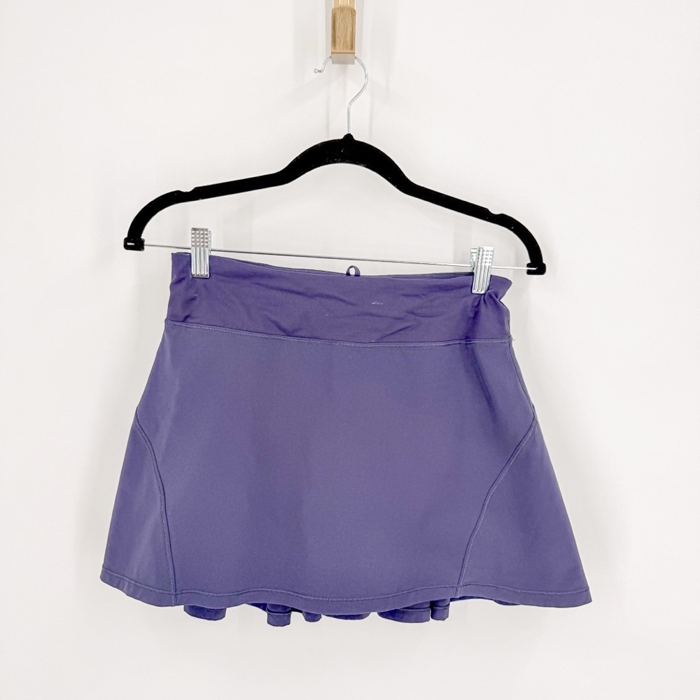 lululemon athletica blue skort